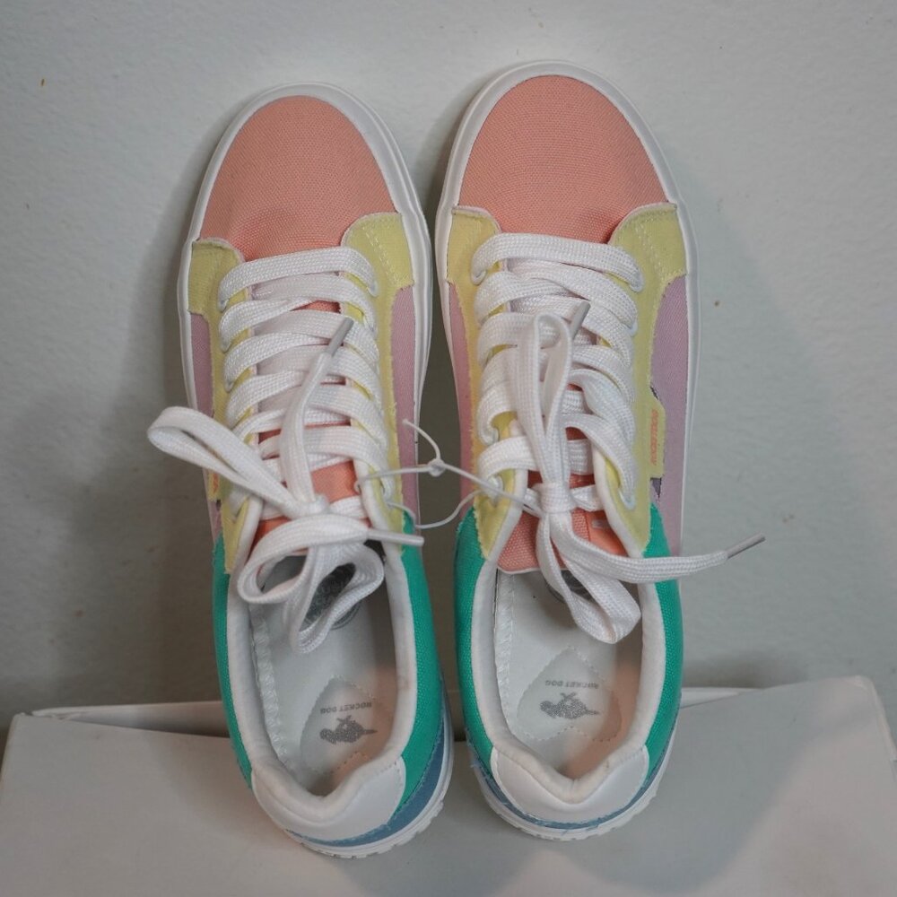 Rocket Dog Cheery Plush Foam Comfort Summer Sneaker Size 9 / Color Block Rainbow - Picture 6 of 12